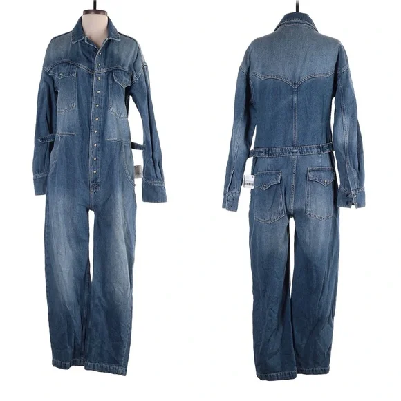 NWT Free People We The Free Townes Coverall In Color High Noon